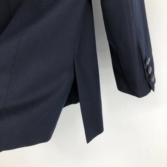 Hammer Schmidt Vintage Navy Button Up Blazer Wool size 40 = L - Picture 12 of 15